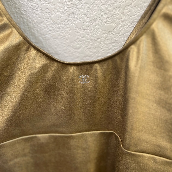 Chanel cruise swimsuit gold metallic - Picture 15 of 16